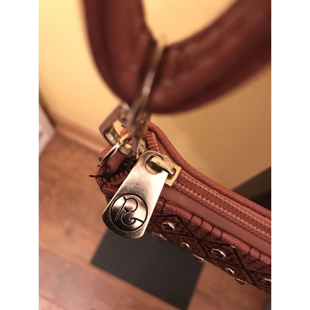 P&G Crossbody Bag Mauve Studded Bag Western Festival - Picture 3 of 6